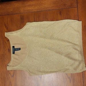🆕️Lauren Ralph Lauren Golden sleeveless top